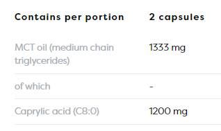 Kaprična kislina 1200 mg - 120 gel kapsul