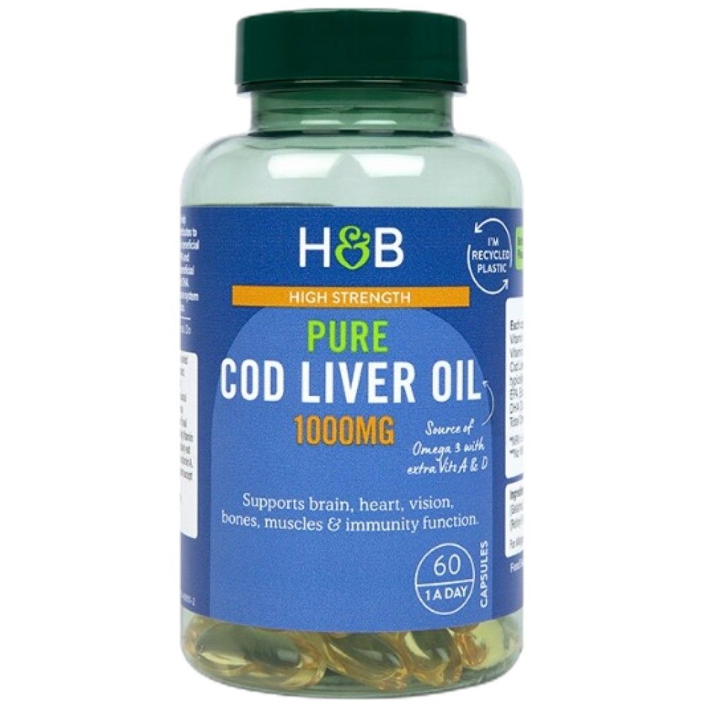 Olje jeter Cod 1000 mg - 60 gel kapsul