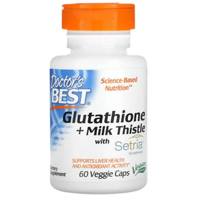 Glutathione + Milk Thistle - 60 capsules - Nutra Best Europe