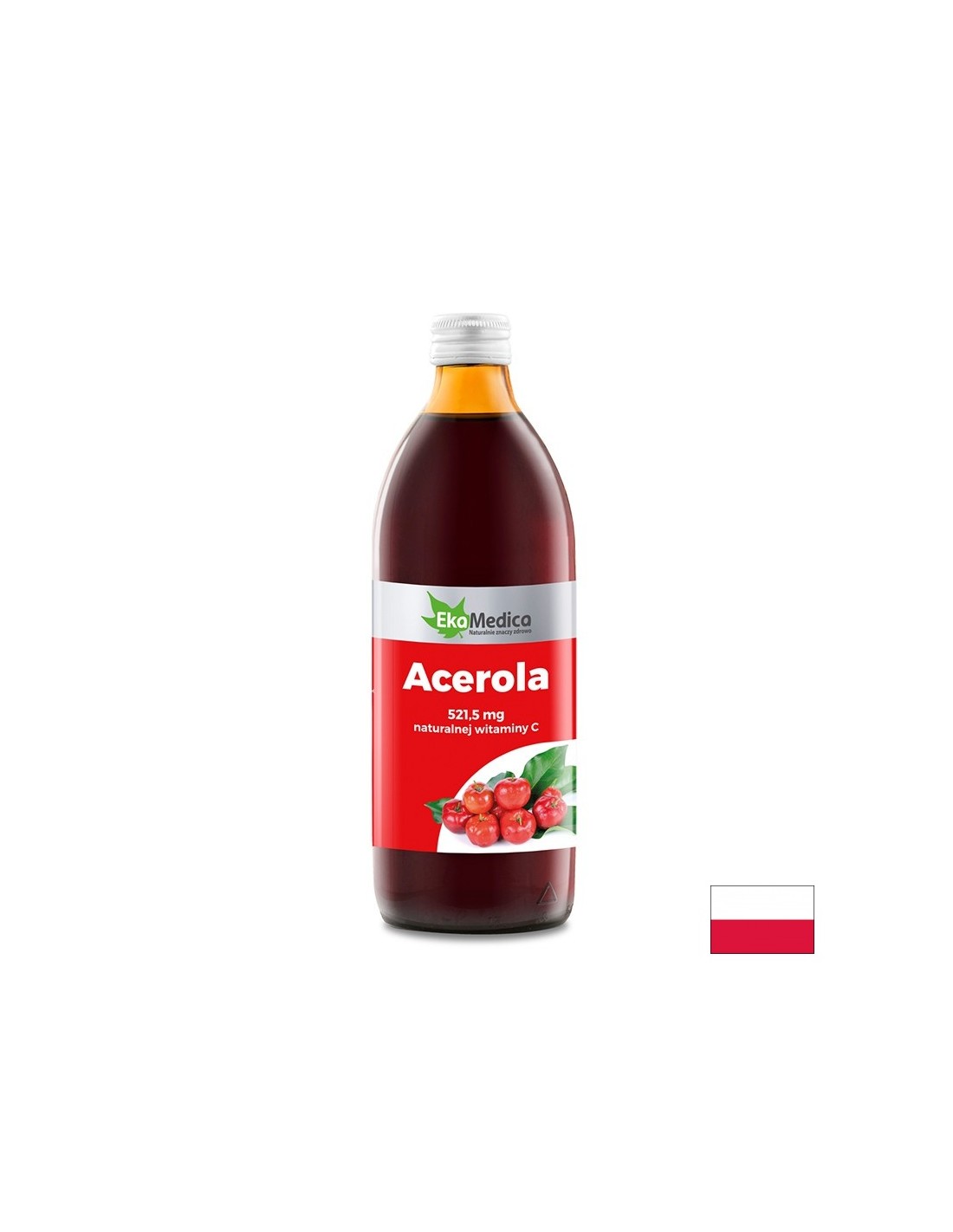 Imunost - Acerola (naravni vitamin C), sirup 500 ml Ekamedica