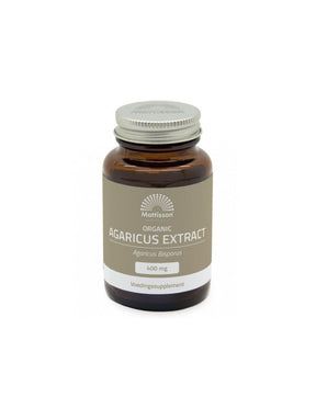 Immunity - Agaricus BIO extract, 400 mg x 60 capsules - Nutra Best Europe