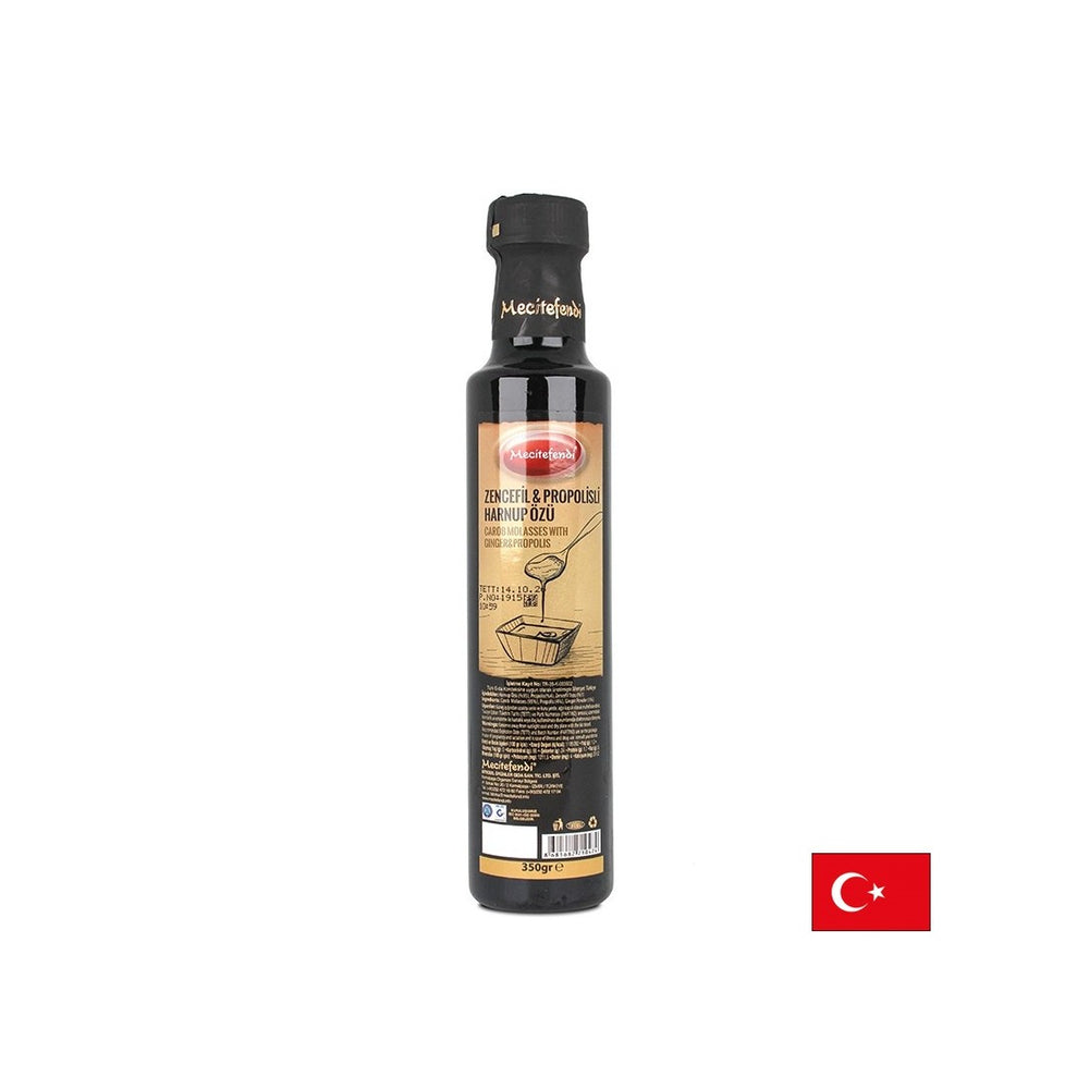 Carob melasa s propolisom in ingverjem - imuniteto - za neposreden vnos ali aromo sladkarij in pijače, 350 g