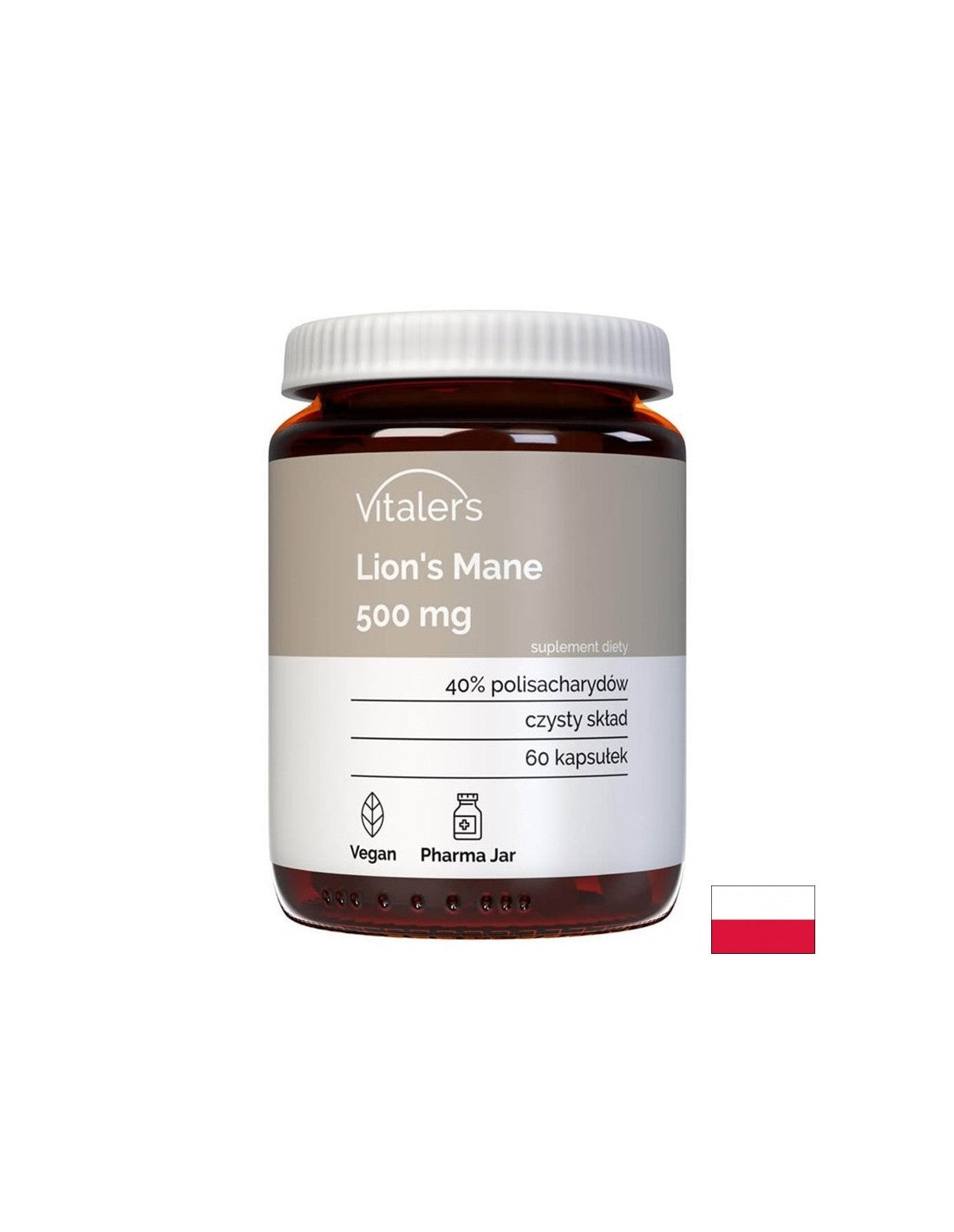 Imuniteta in možganska funkcija - levja griva, 500 mg x 60 kapsul