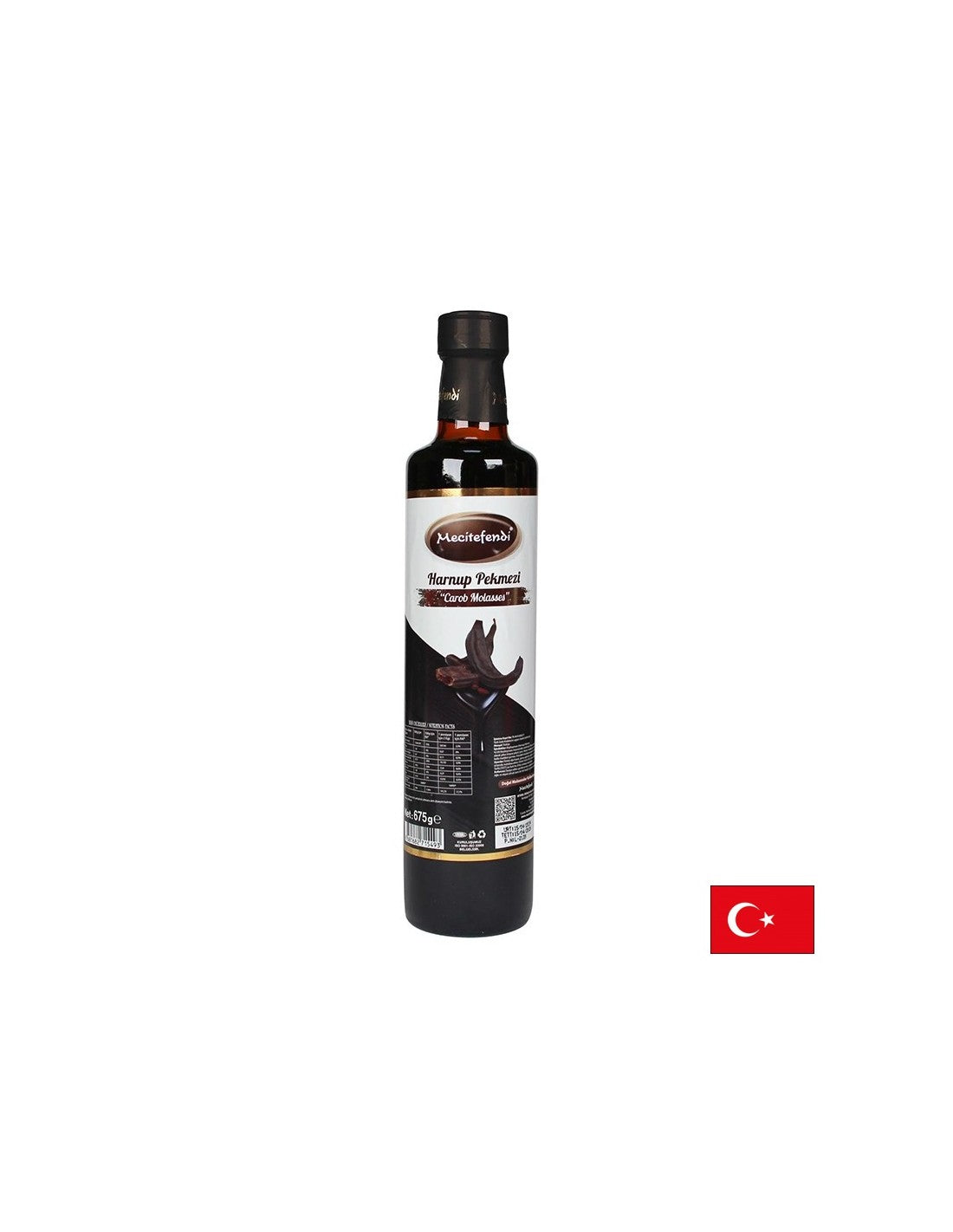 Carob melasa - prebava, zdravje presnove in kosti za neposredno uživanje ali aromatiziranje sladkarij in pijače, 675 g