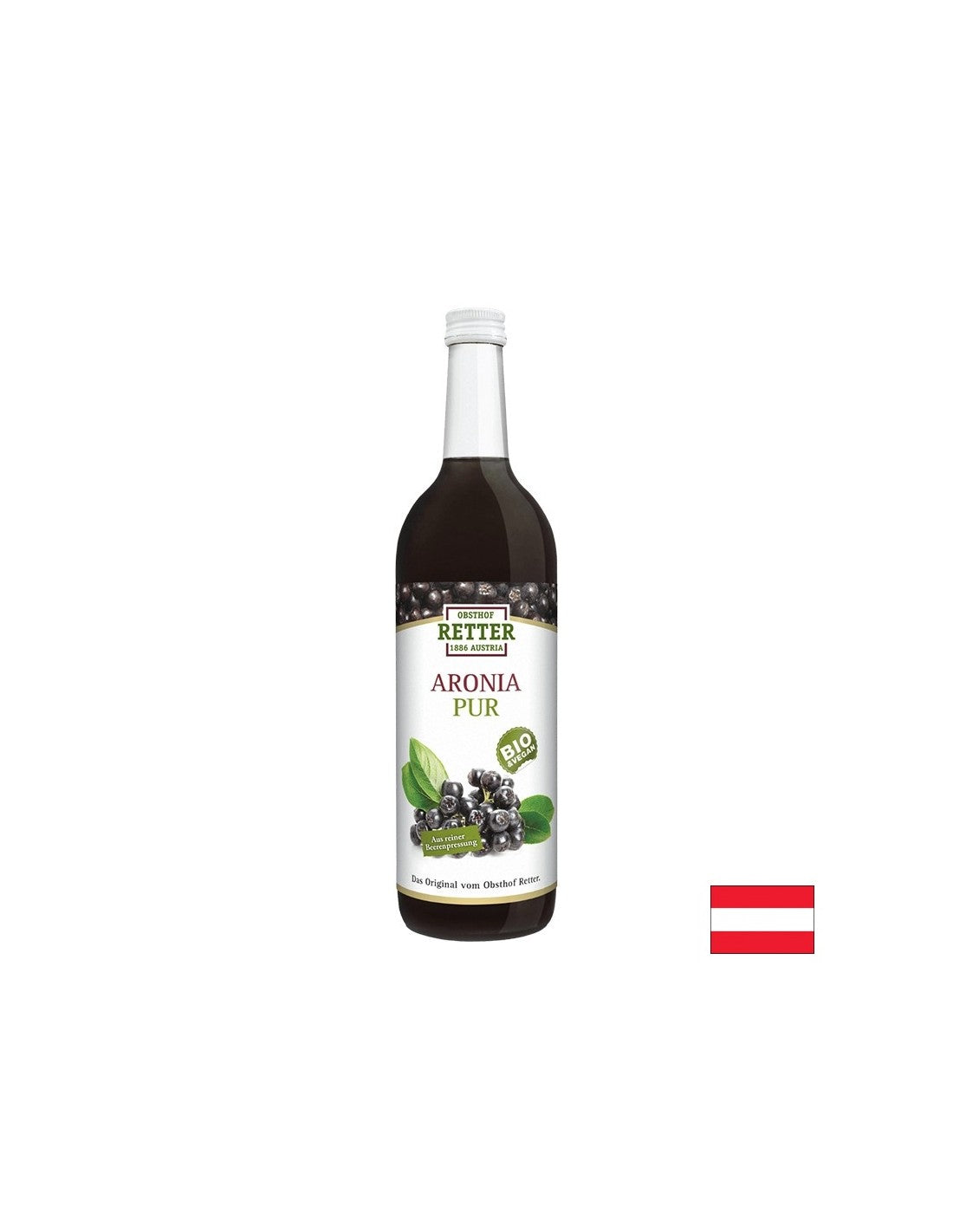 Imunost in zdravo srce - aronia sok, bio, 750 ml