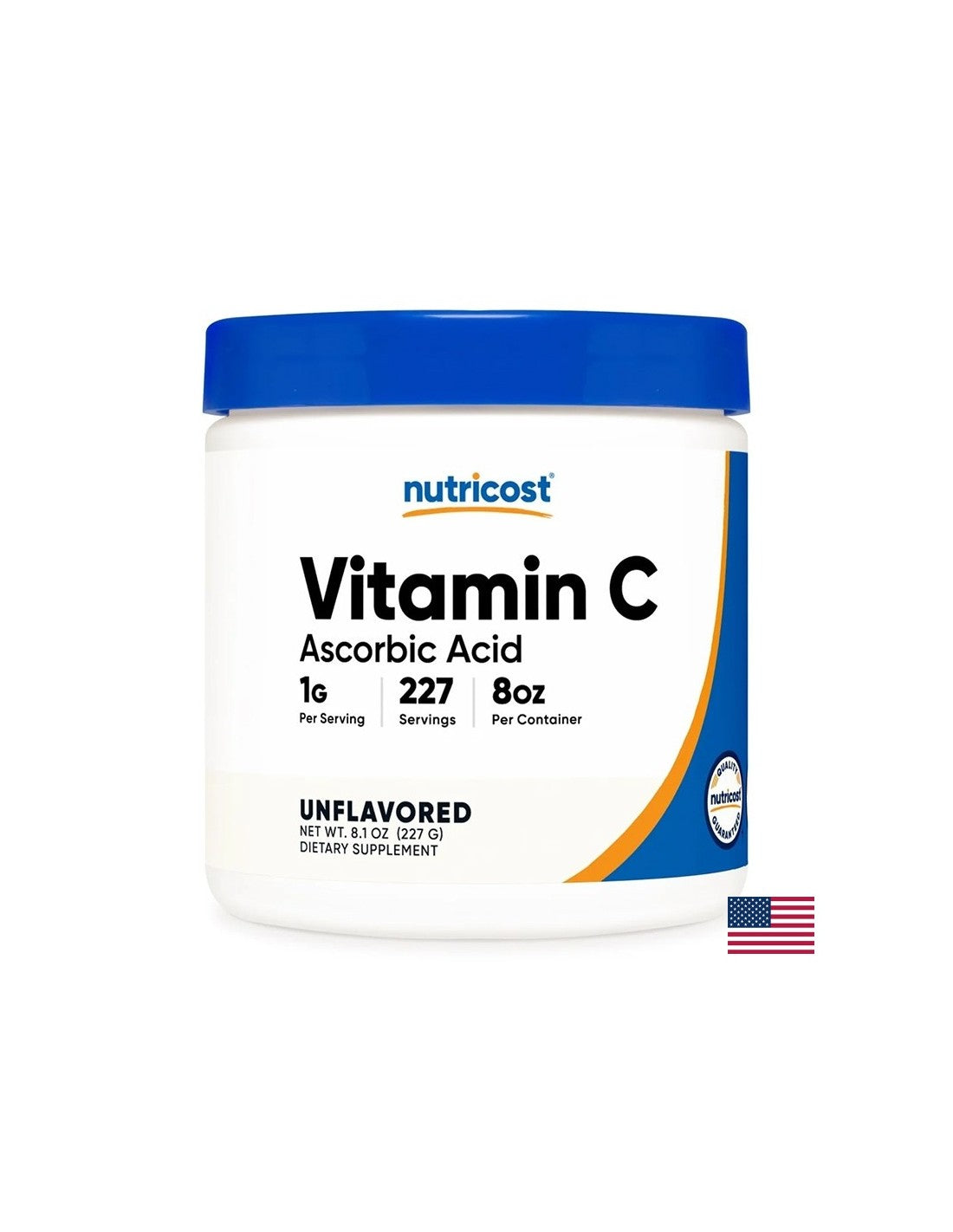 Imunost - vitamin C (L -askorbinska kislina), 1000 mg x 227 g praška