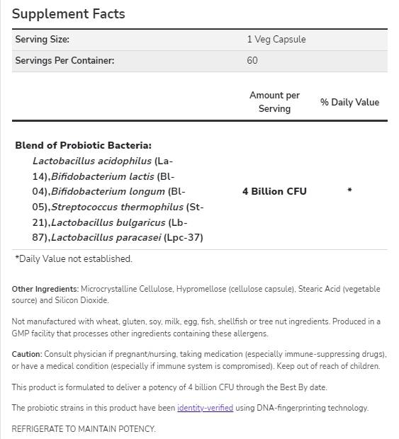 Acidophilus 4x6 - 120 kapsul