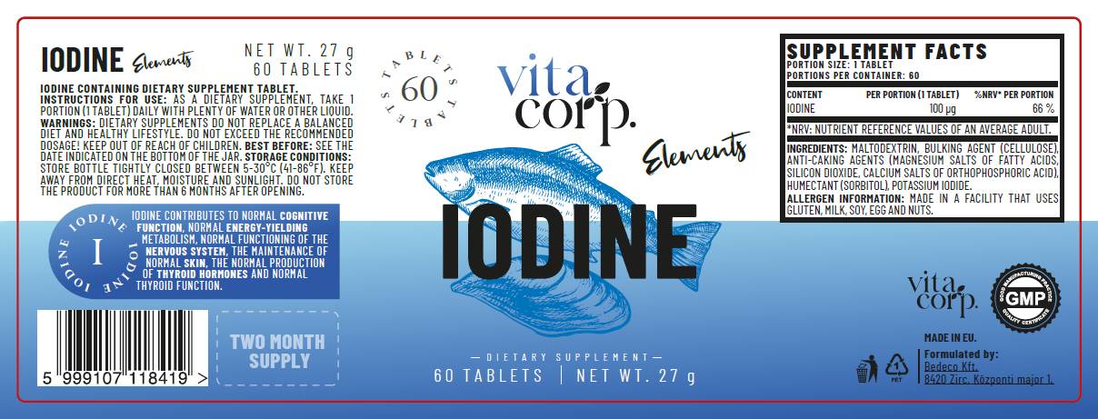 Jod 100 mcg - 60 tablet