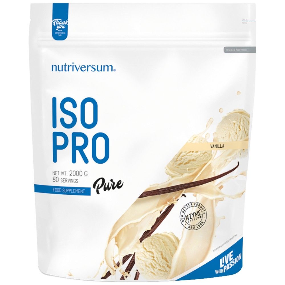 ISO Pro Pure Whey | Izolat z sistemom N -Zime - 2000 gramov