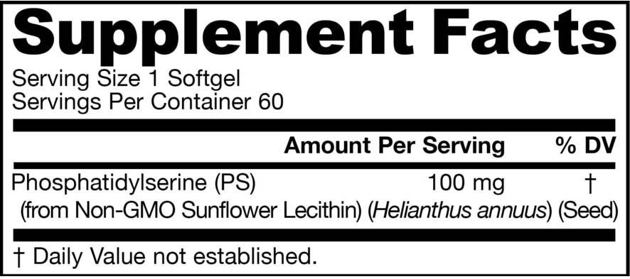 Ps 100 / fosfatidilserin - 120 kapshuli