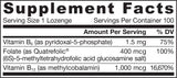 Metil B -12 1000 mcg in metil folata 400 mcg - 100 žvečilnih tablet