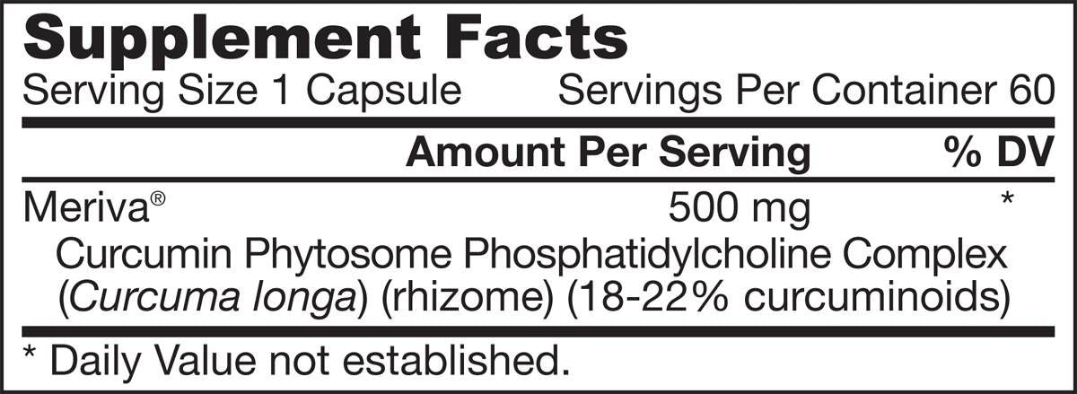 Kurkumin fitosom 500 mg | Meriva® - 120 kapsul
