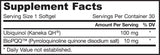 QH + PQQ (ubikvinol + pirolokinolin kinon) - 60 GEL KapsUli