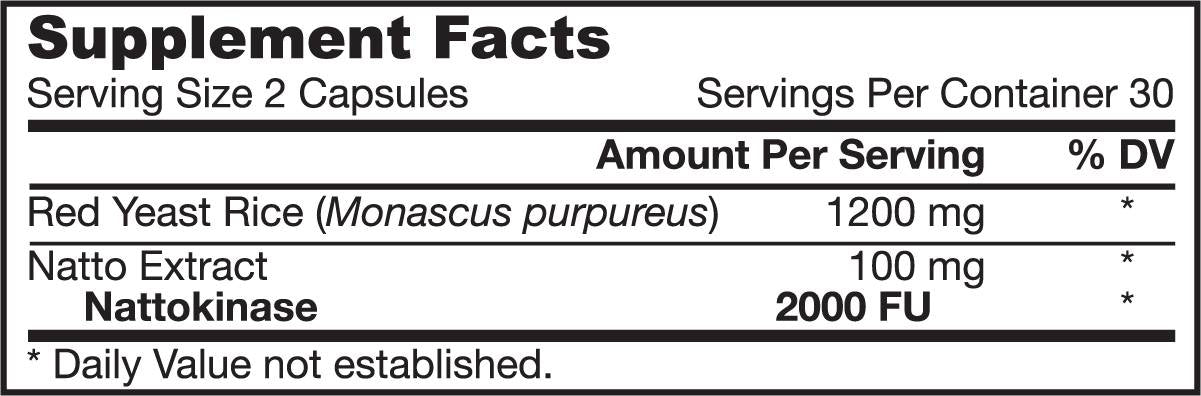 Rdeči kvas riž + kapsule nattokinaze 60