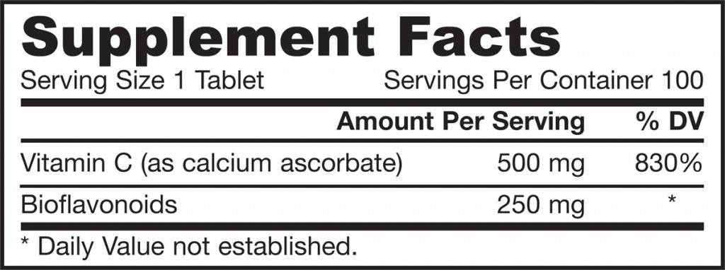 Pufrani vitamin C + citrusi bioflavanoidi 750 mg - 100 tablet