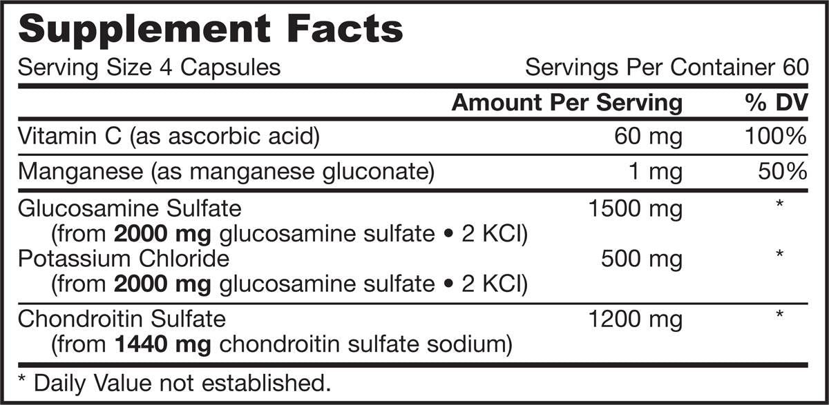 Glukozamin + hondroitin - 240 kapsulili