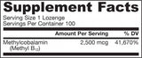 Metil B -12 2500 mcg - 100 podjezičnih tablet