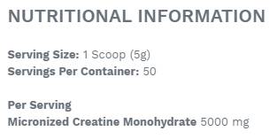 Kreatin monohidrat - 250 gramov