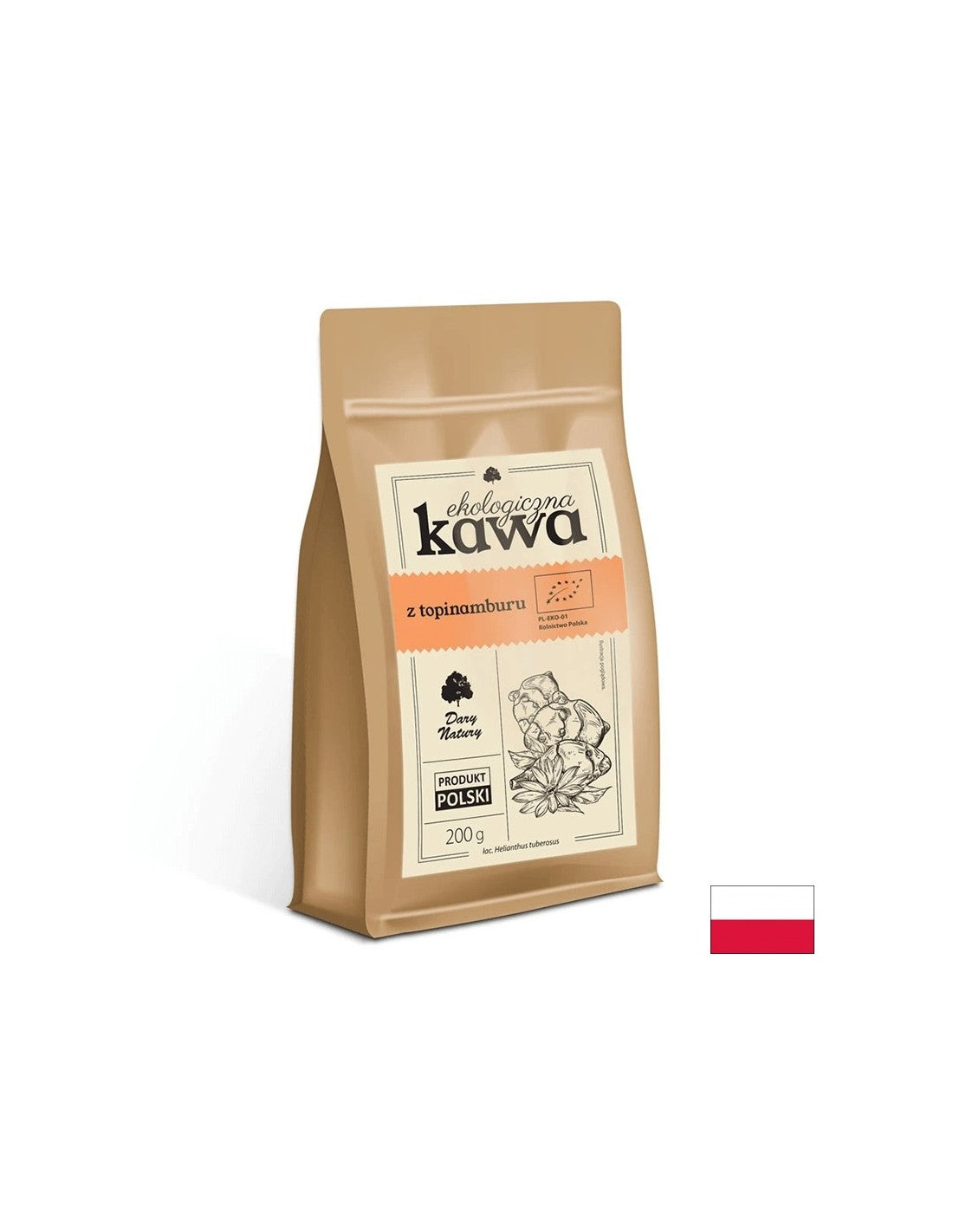 Zemeljska jabolčna kava, regratova korenina in Eko začimbe, 200 g <tc>Dary Natury</tc>