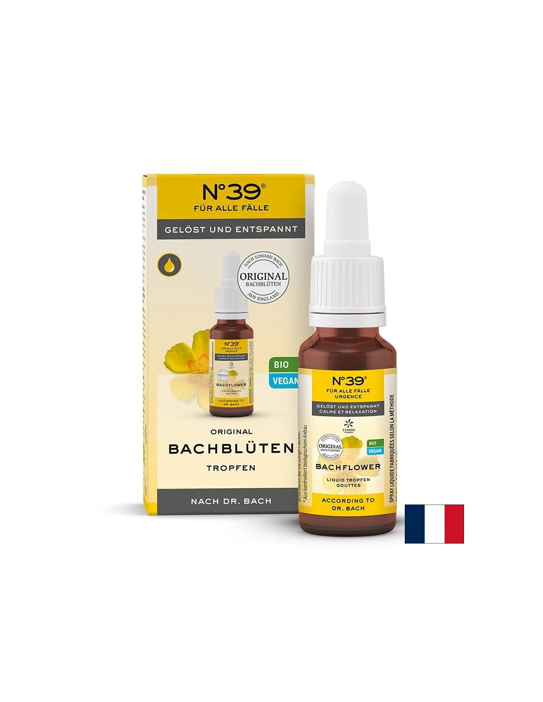 Dr. Bach kapljice št. 39 - Nujna (stres in tesnoba), 20 ml