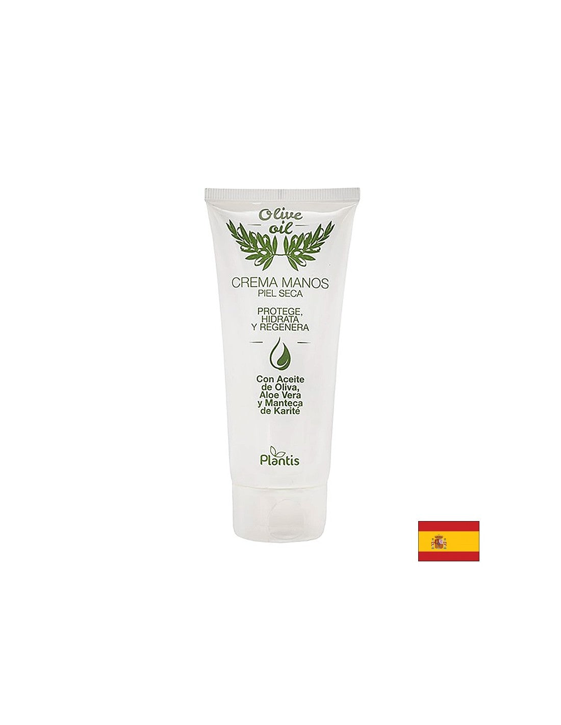 Vlažilna krema za roke s karitejevim maslom in olivnim oljem - Crema Manos Plantis®, 100 ml