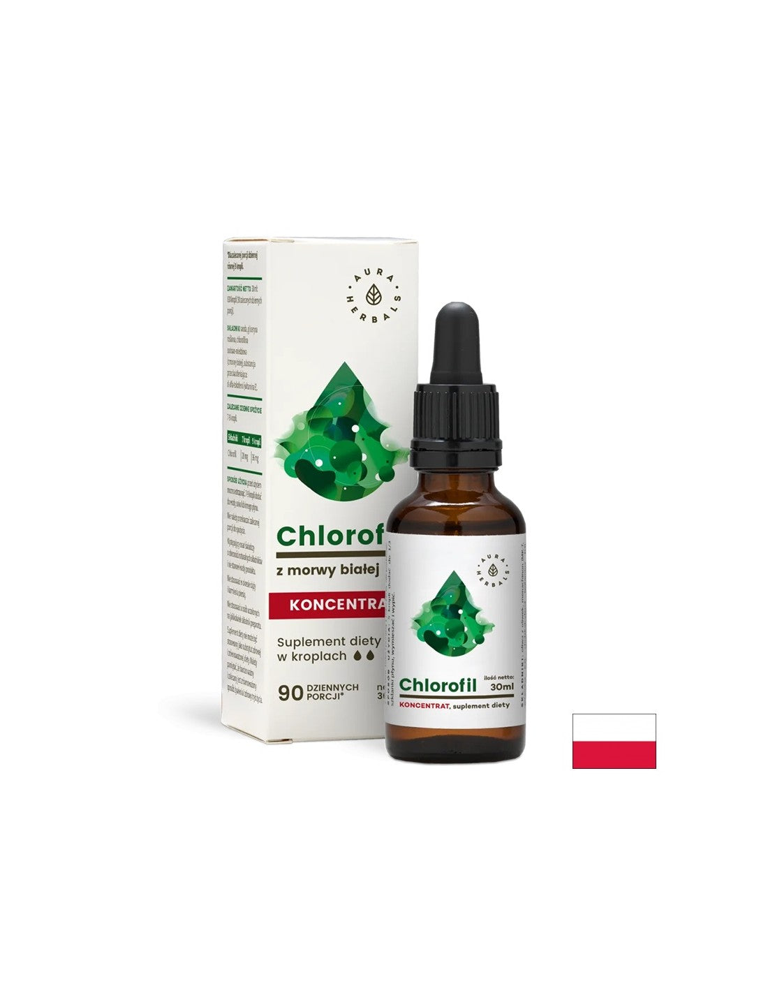 Razstrupljanje - Klorofil, 30 ml kapljic <tc>Aura Herbals</tc>