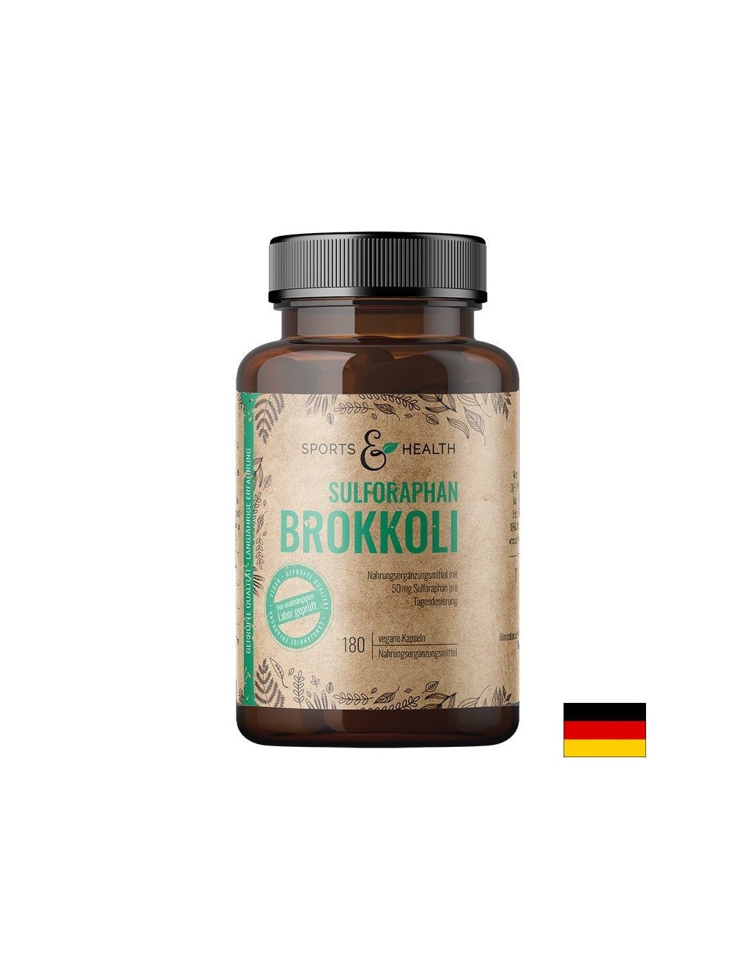 Hormonsko ravnovesje - Sulforafan (izvleček brokolija) 50 mg, 180 kapsul <tc>Sports & Health Solutions</tc>