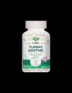 Kids Tummy Soothe /With Ginger and Calcium/, 60 chewable tablets Nature's Way - Nutra Best Europe