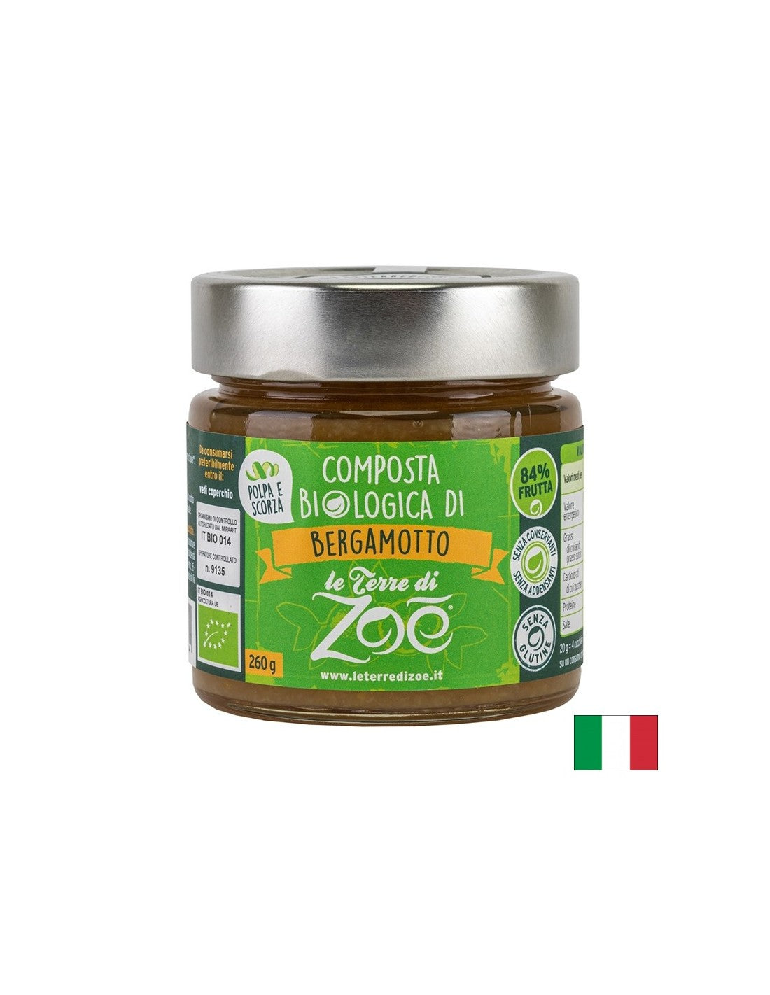 Organski Bergamot Jam, 260 g