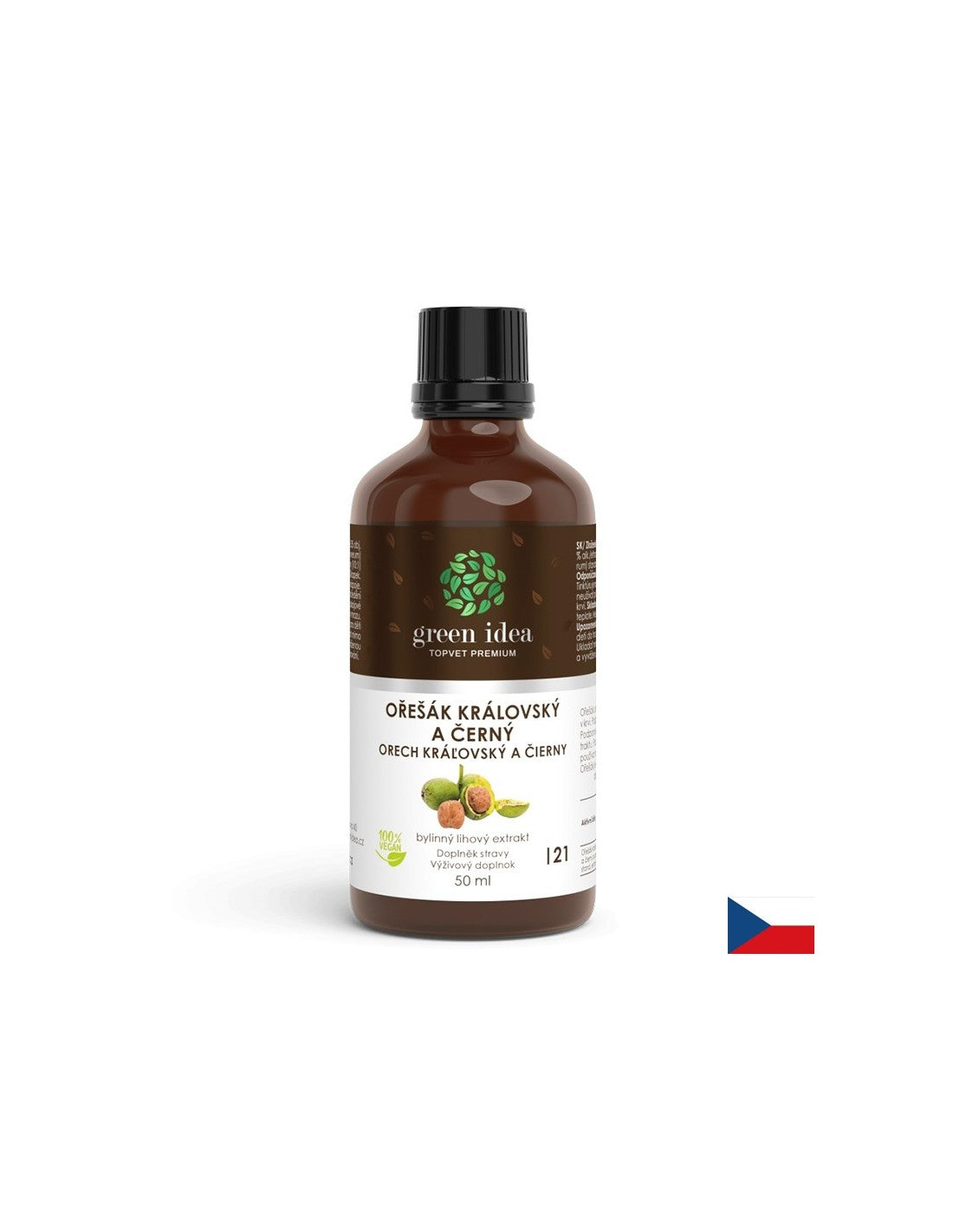Krvni sladkor in nadzor holesterola - oreh, 50 ml tinkture