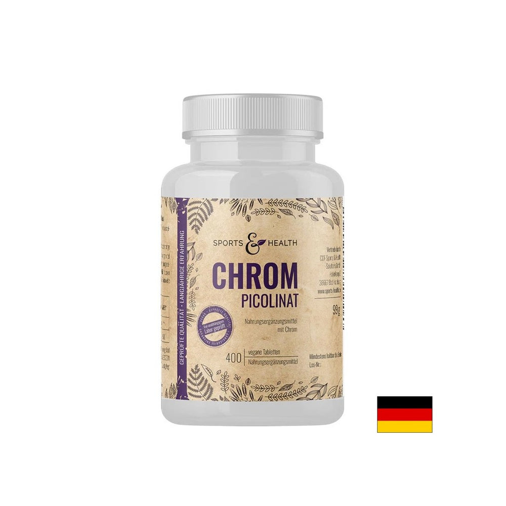 Teža in krvni sladkor - krom (picolinat), 200 µg x 400 tablet