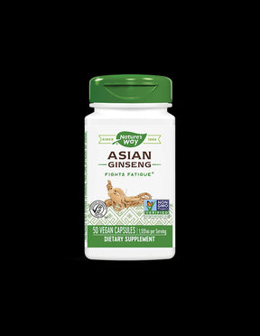Asian Ginseng - 50 capsules - Nutra Best Europe