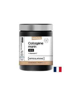 Hair and Skin - Hydrolyzed Marine Collagen + Vitamin C, 252 g powder - Nutra Best Europe