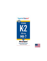 Kosti in kardiovaskularni sistem - vitamin K2 (MK -7), 300 µg x 60 Sublinglual tablete