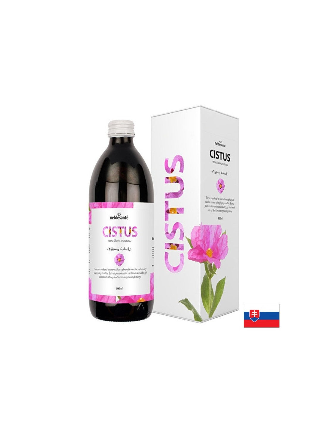 Cistusov sok - imunsko in zdravje srca, 500 ml, 10 odmerkov