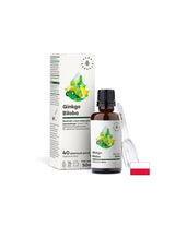 Prekrvitev in delovanje možganov - Ginkgo Biloba, 50 ml <tc>Aura Herbals</tc>
