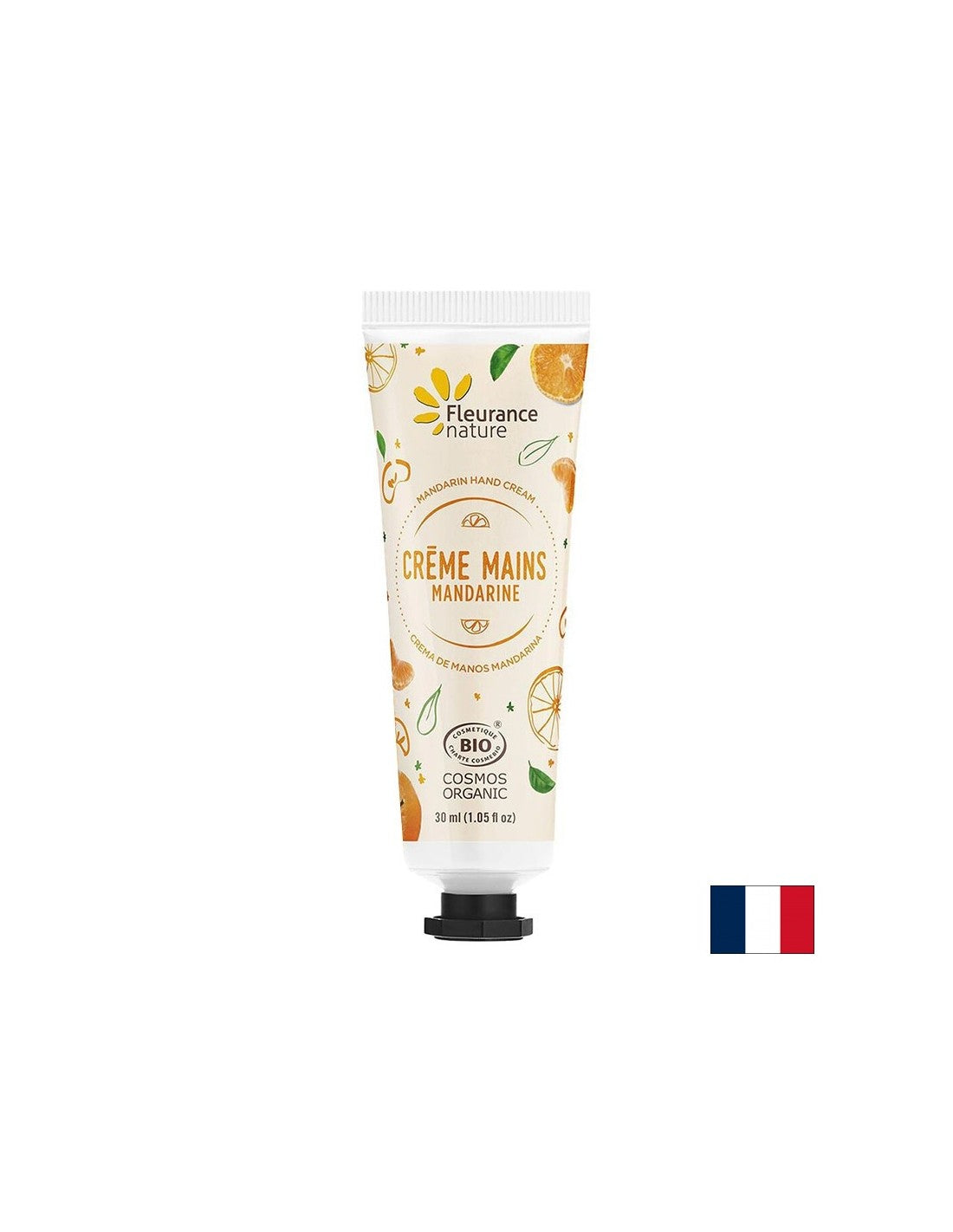 Krema za roke z ekstraktom mandarine, karitejevo maslo in aloe vero, 30 ml floriranja narava