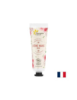 Krema za roke s cvetlično vodo Damascena Rose, karitejevo maslo in aloe vero, 30 ml floriranja narava
