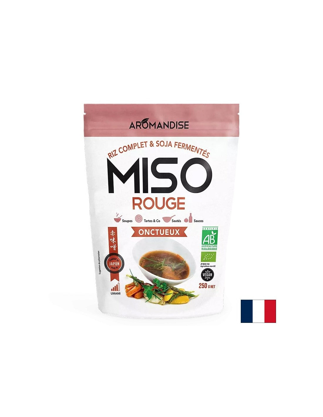 Kremno rdeča miso z močnim okusom umami - za izdelavo juh, jedi, juhe, omak, 250 g