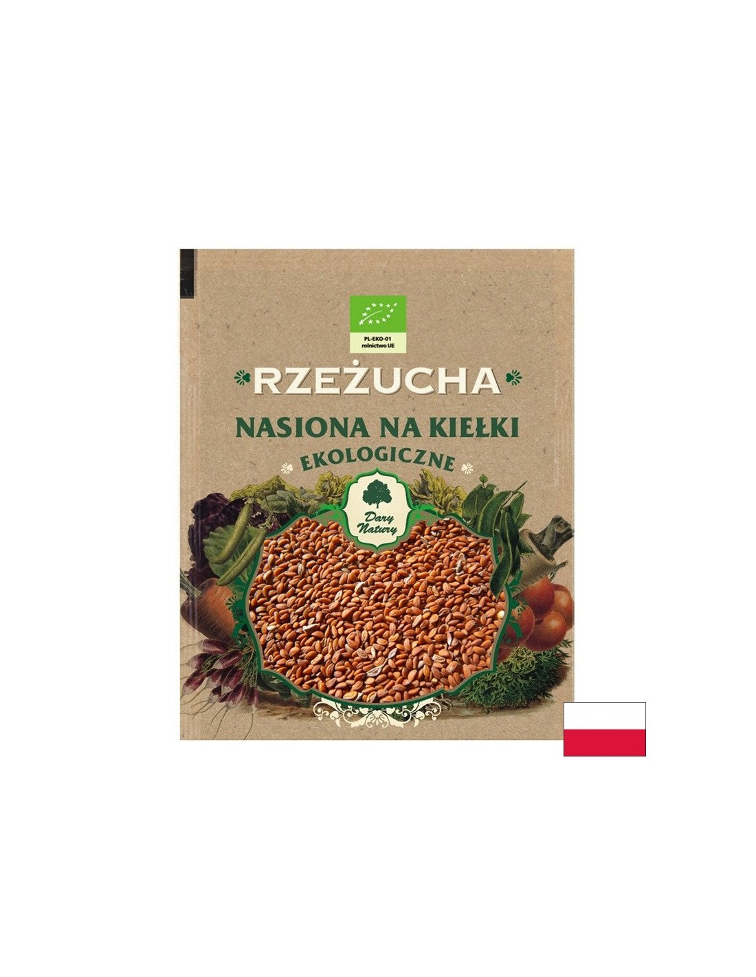 Vodna kreša - semena za kalčke Bio, 30 g <tc>Dary Natury</tc>