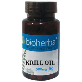 Krill Oil 500 mg - 50 Gel Capsules - Nutra Best Europe