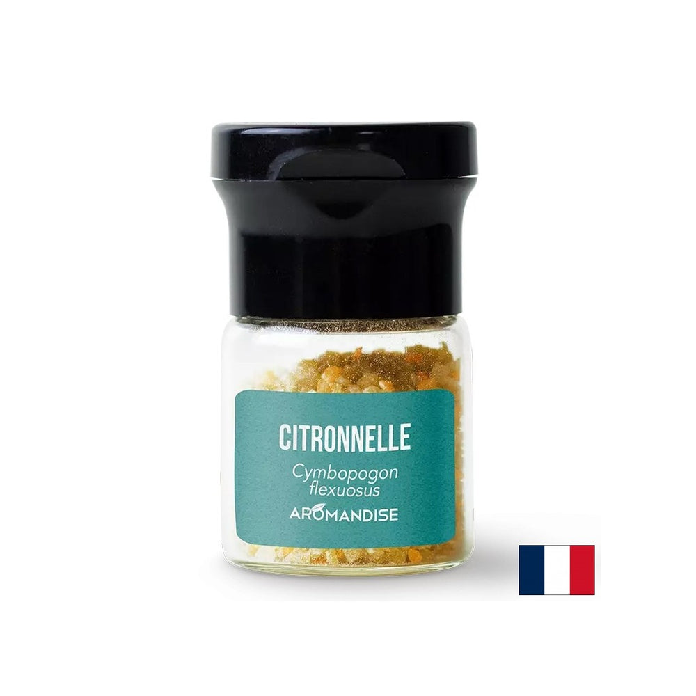 Kristali eteričnega olja z limonino travo (kulinarično) - za aromatične jedi, omake, pijače, 10 g