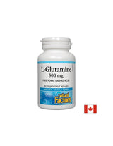 Za črevesno bariero in delovanje mišic - L-glutamin, 500 mg, 60 kapsul <tc>Natural Factors</tc>