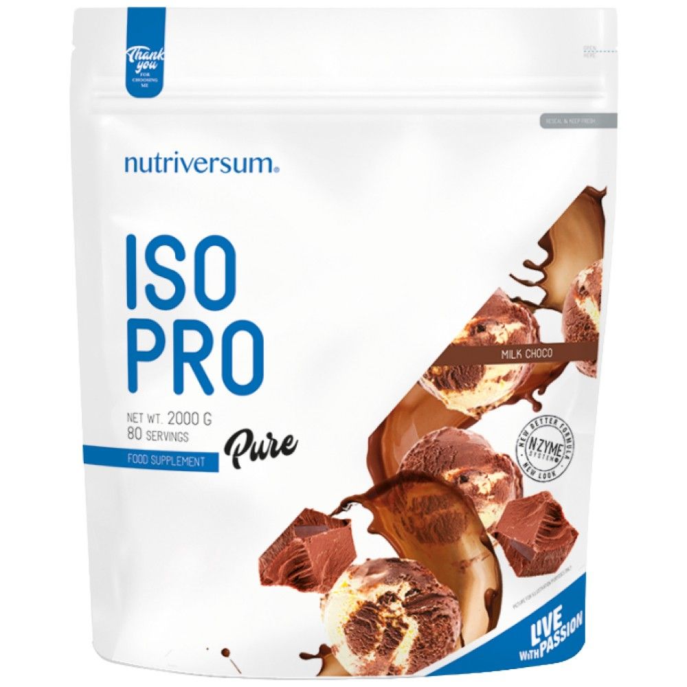 ISO Pro Pure Whey | Izolat z sistemom N -Zime - 2000 gramov