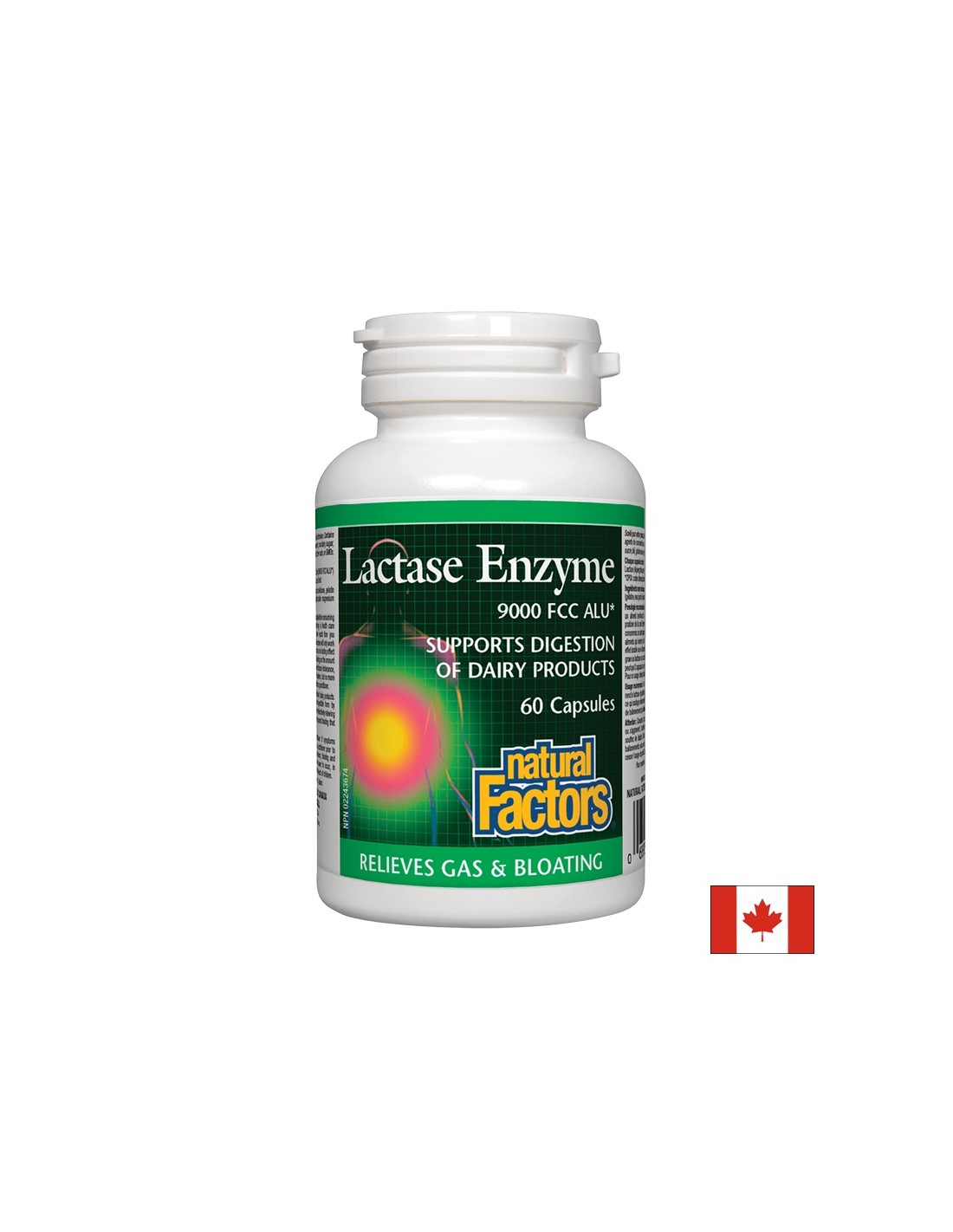 Encim laktaze 250 mg - 60 kapsul