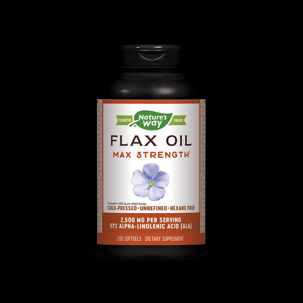Laneno olje 1300 mg 57% ALA - 200 softgelov