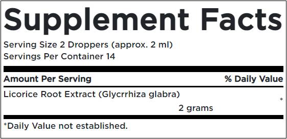 Izvleček korenine / tekočine licorice - 29,6 ml