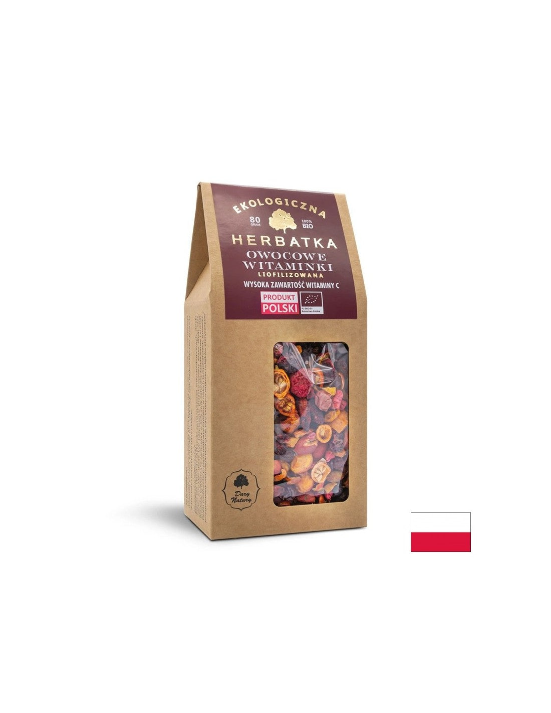 Liofilizirani čaj Fruit Bio, 80 g <tc>Dary Natury</tc>