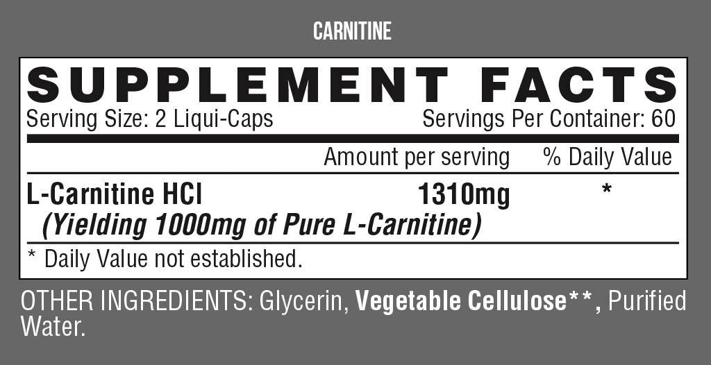 Lipo 6 / L -karnitin - 120 gel kapsul