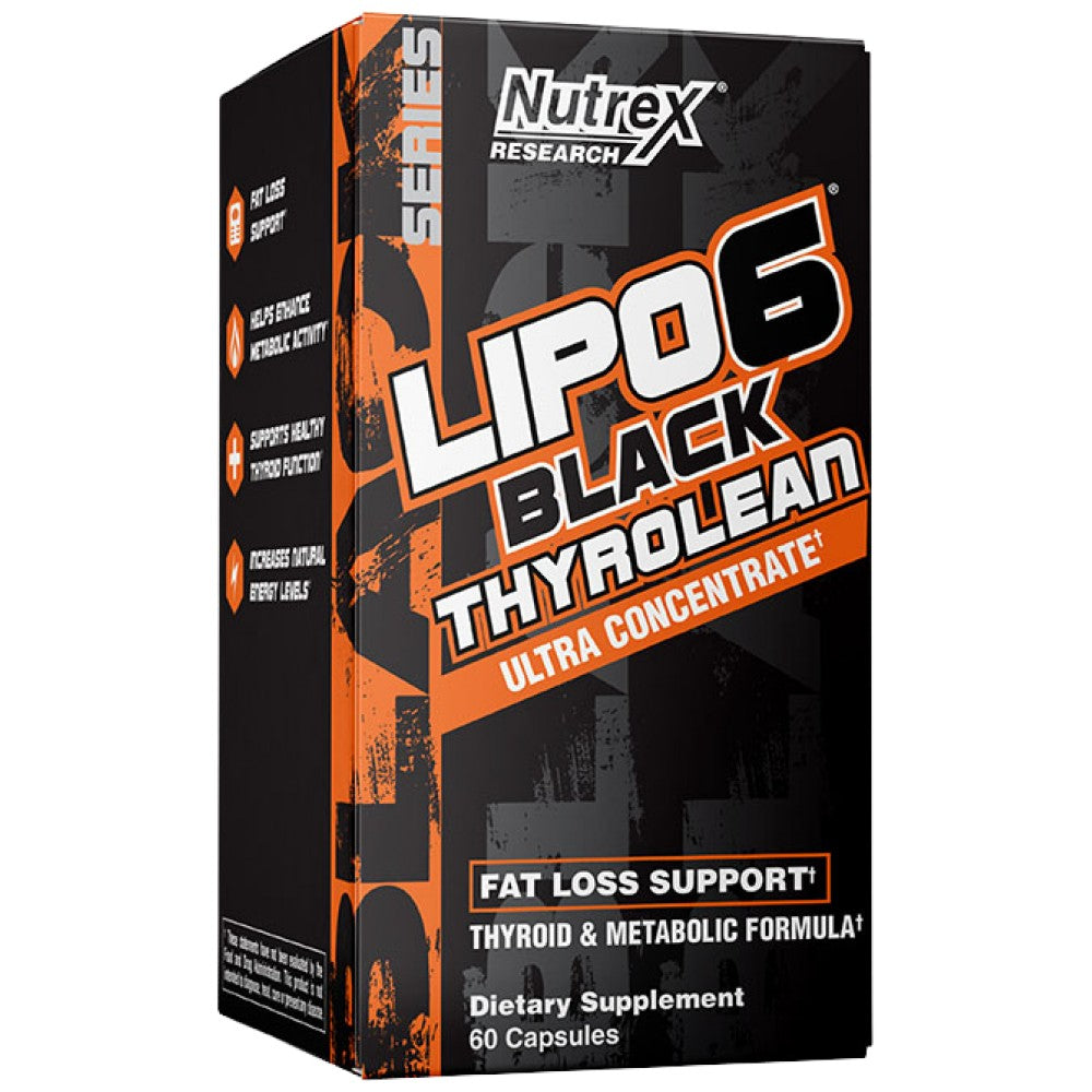 Lipo 6 Črni tirolski ultra koncentrat | Presnovna formula ščitnice - 60 kapsul